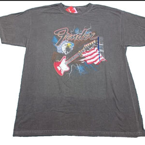 FENDER Guitar American Pride Graphic T-Shirt Men’s Size M